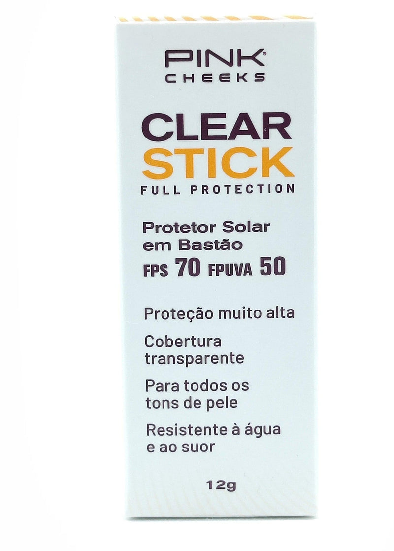 Protetor Solar em Bastão Clear Stick FPS 70 - Farmarys