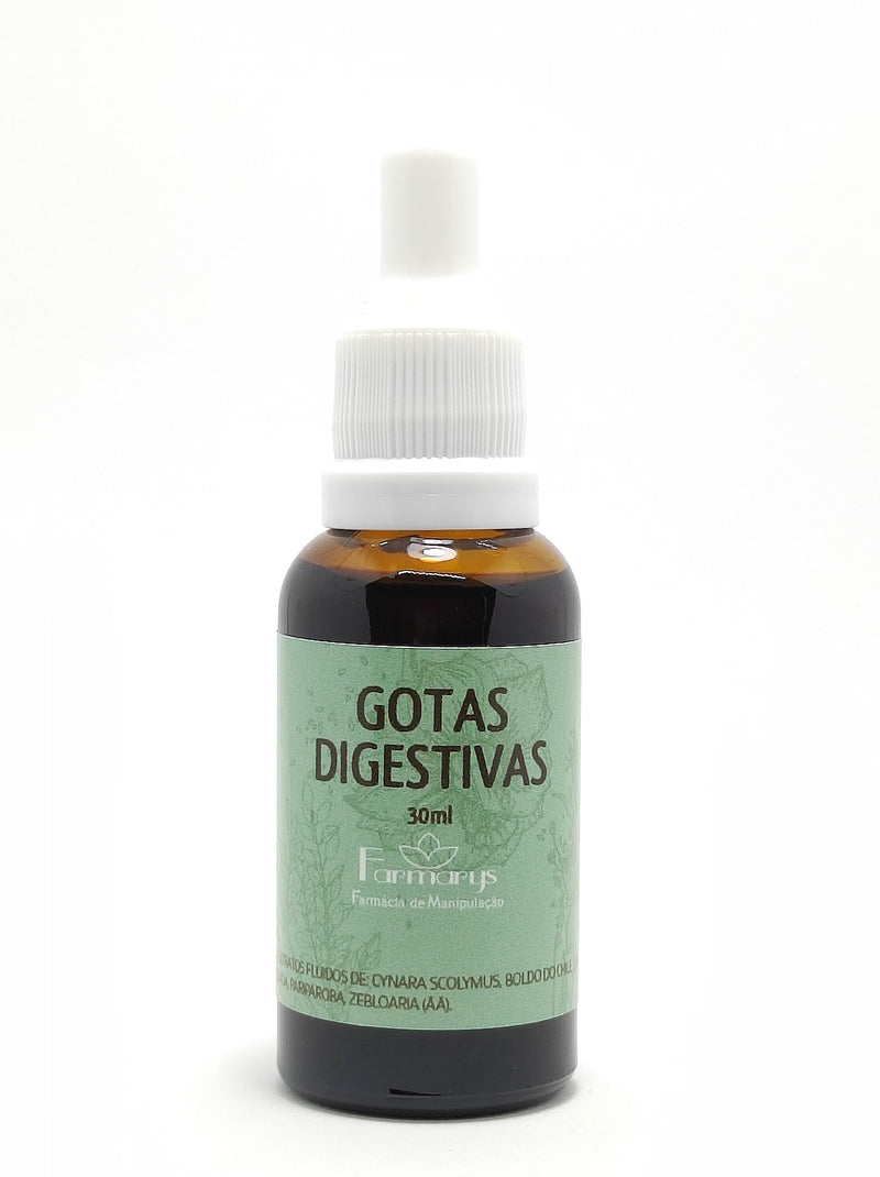 GOTAS DIGESTIVAS 30ML - a solução rápida e eficaz para conforto estomacal e bem-estar gastrointestinal.